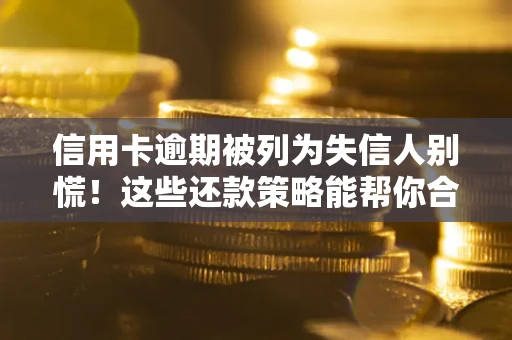 济南信用卡逾期被列为失信人别慌！这些还款策略能帮你合法止损