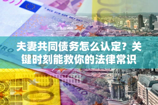 济南夫妻共同债务怎么认定？关键时刻能救你的法律常识