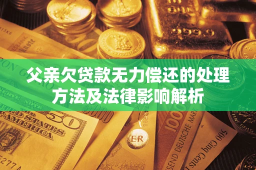济南父亲欠贷款无力偿还的处理方法及法律影响解析